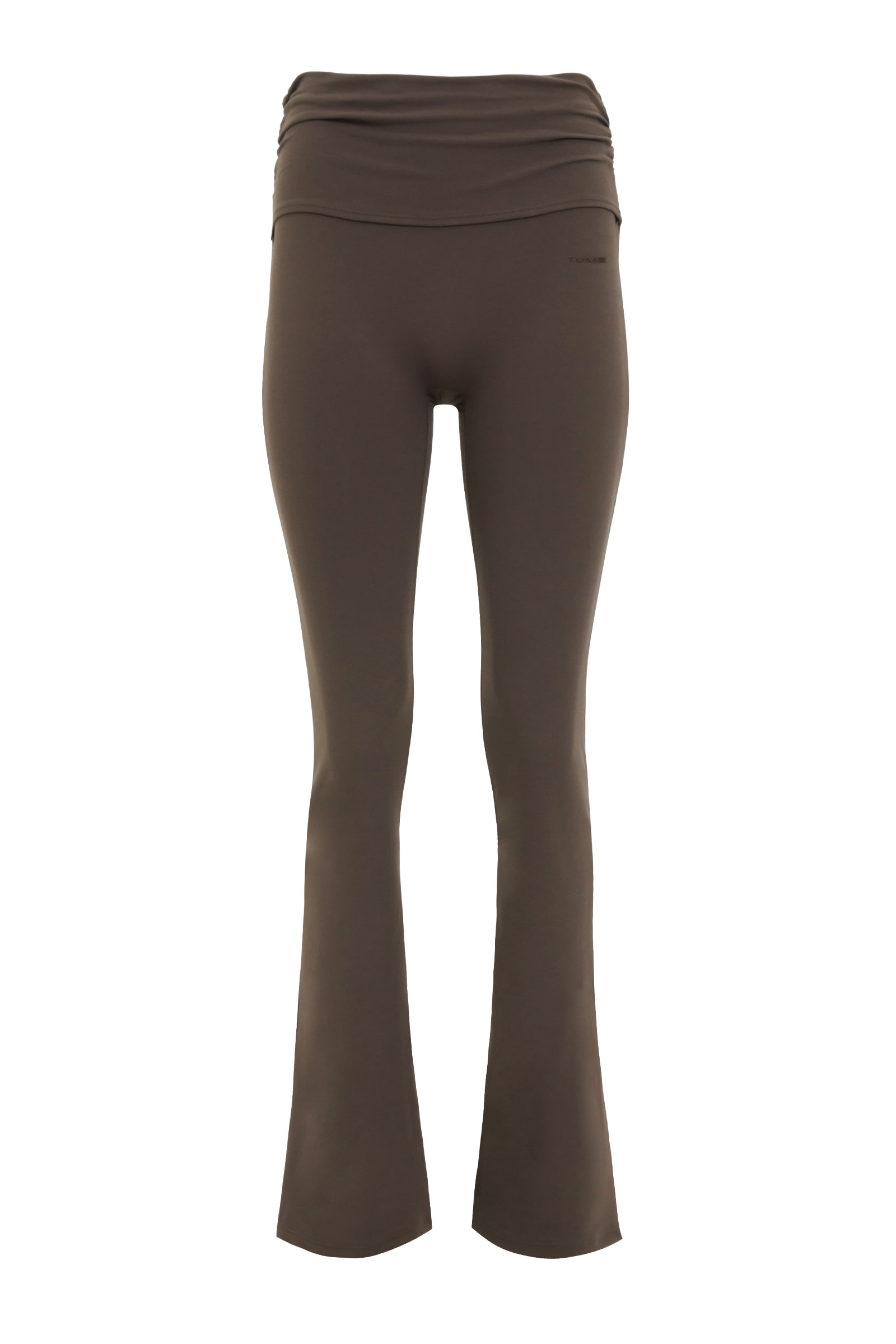 UltraSoft Ruched Fitted Flare Pants