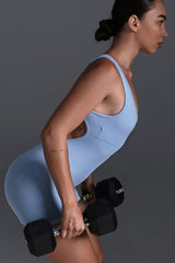 SeamlessFlow Open Back Racer Bodysuit